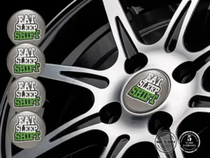 Wheel Emblem Edition Silicone Stickers for Cars